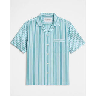 
  Short Sleeve Shirt — Green Stripe
