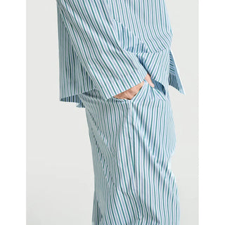
  Long Sleeve & Pant Set — Green Stripe
