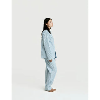 
  Long Sleeve & Pant Set — Green Stripe
