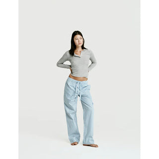 
  Sleep Pant — Green Stripe
