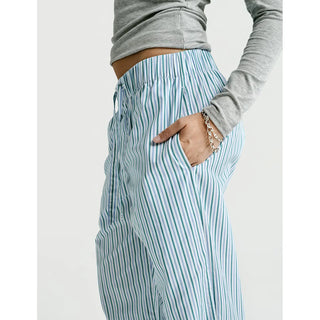 
  Sleep Pant — Green Stripe
