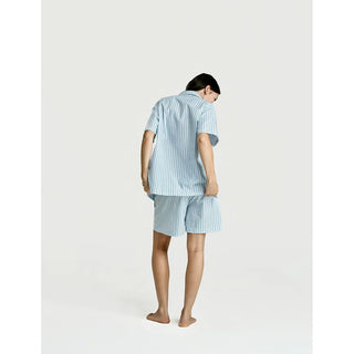 
  Short Sleeve & Short Set — Green Stripe
