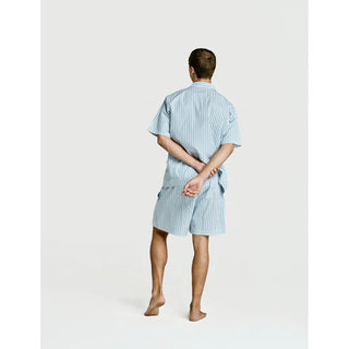 
  Short Sleeve & Short Set — Green Stripe
