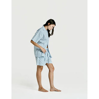 
  Short Sleeve Shirt — Green Stripe
