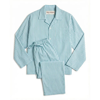 
  Long Sleeve & Pant Set — Green Stripe
