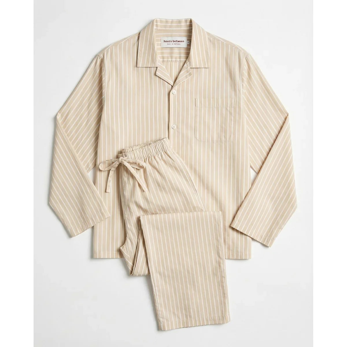 Long Sleeve & Pant Set — Latte