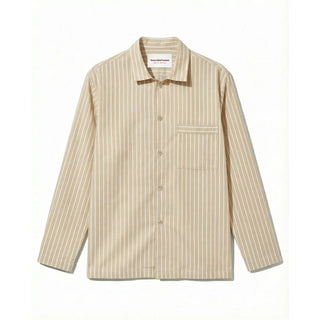 
  Long Sleeve Shirt — Latte Stripe
