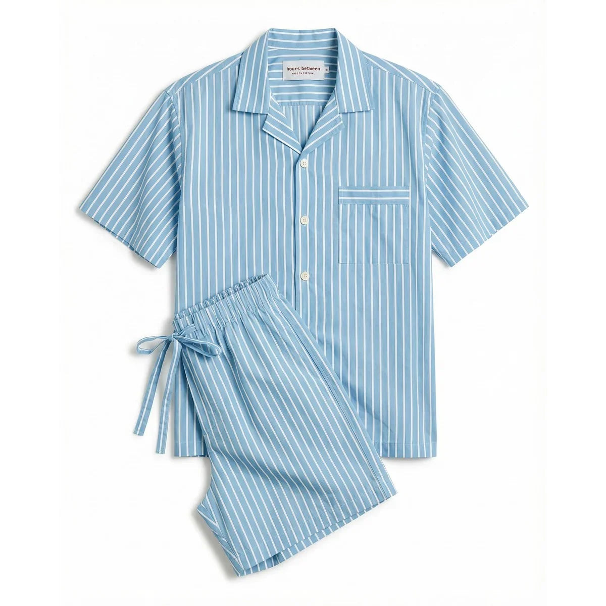 Short Sleeve & Short Set — Sky