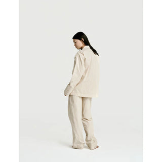 
  Long Sleeve Shirt — Latte Stripe
