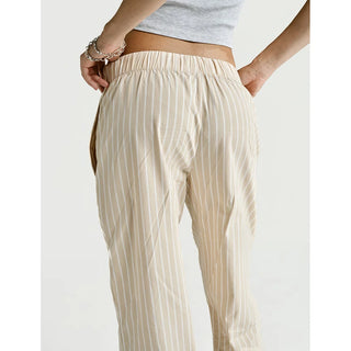 
  Sleep Pant — Latte Stripe
