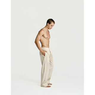 
  Sleep Pant — Latte Stripe
