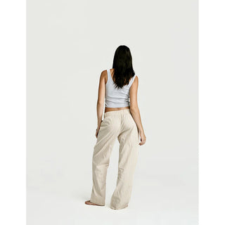 
  Sleep Pant — Latte Stripe
