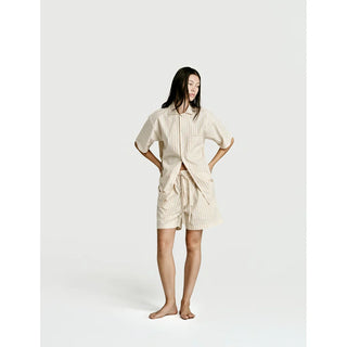 
  Short Sleeve & Short Set — Latte

