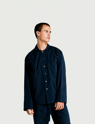 Long Sleeve Shirt Nav/Blk Stripe