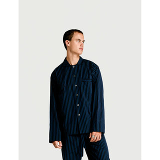 
  Long Sleeve Shirt — Navy Stripe
