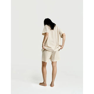 
  Short Sleeve & Short Set — Latte

