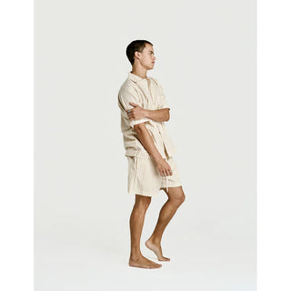 
  Short Sleeve & Short Set — Latte
