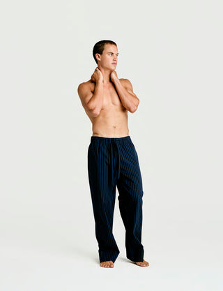 Sleeping Pant Nav/Blk Stripe