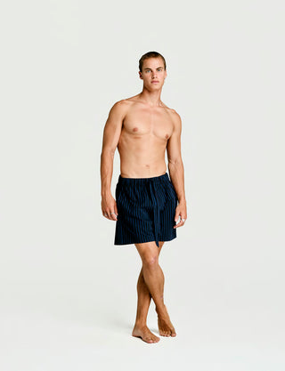 Sleep Short Nav/Blk Stripe