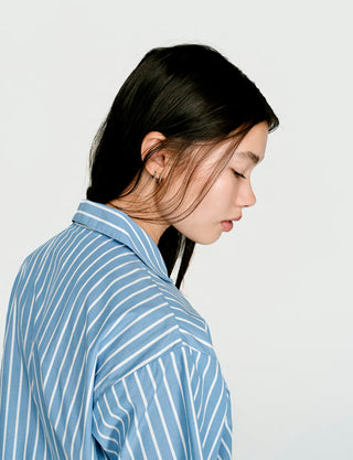 
  Mens Sleepwear (Pajamas) Set in Sky  100% BCI Cotton, Made in Portugal
