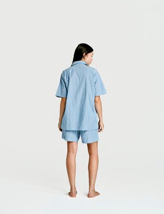 
  Mens Sleepwear (Pajamas) Set in Sky  100% BCI Cotton, Made in Portugal
