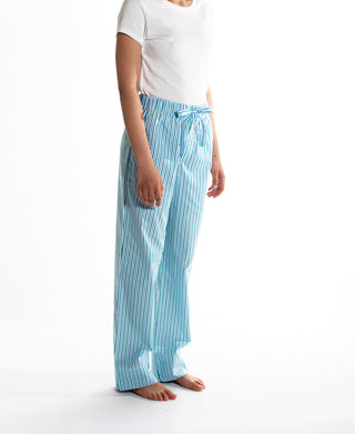 Sleeping Pant Grn / Blu / Wht Stripe