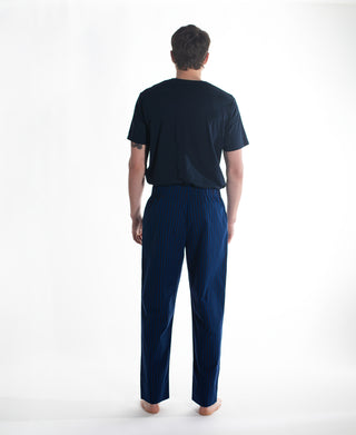 Sleeping Pant Nav/Blk Stripe