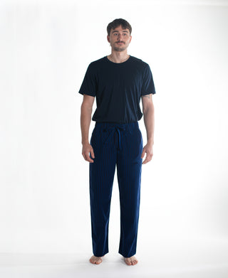 Sleeping Pant Nav/Blk Stripe