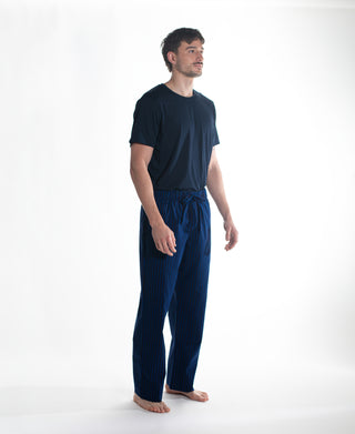 Sleeping Pant Nav/Blk Stripe