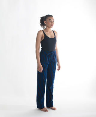 Sleeping Pant Nav/Blk Stripe