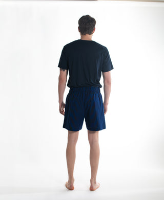 Sleep Short Nav/Blk Stripe