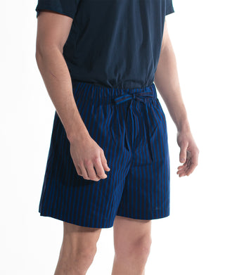 Sleep Short Nav/Blk Stripe