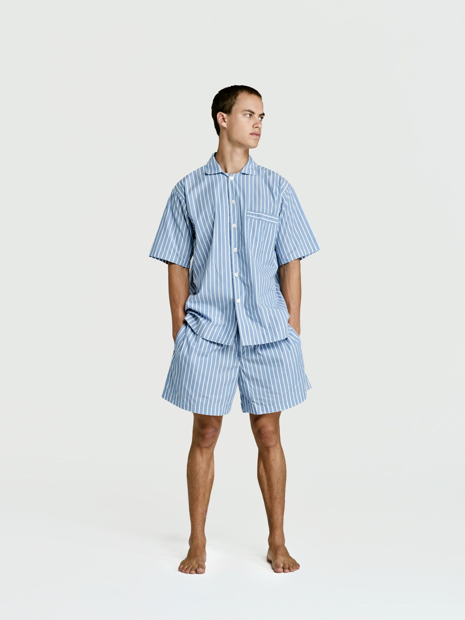 Sky stripe — the short set